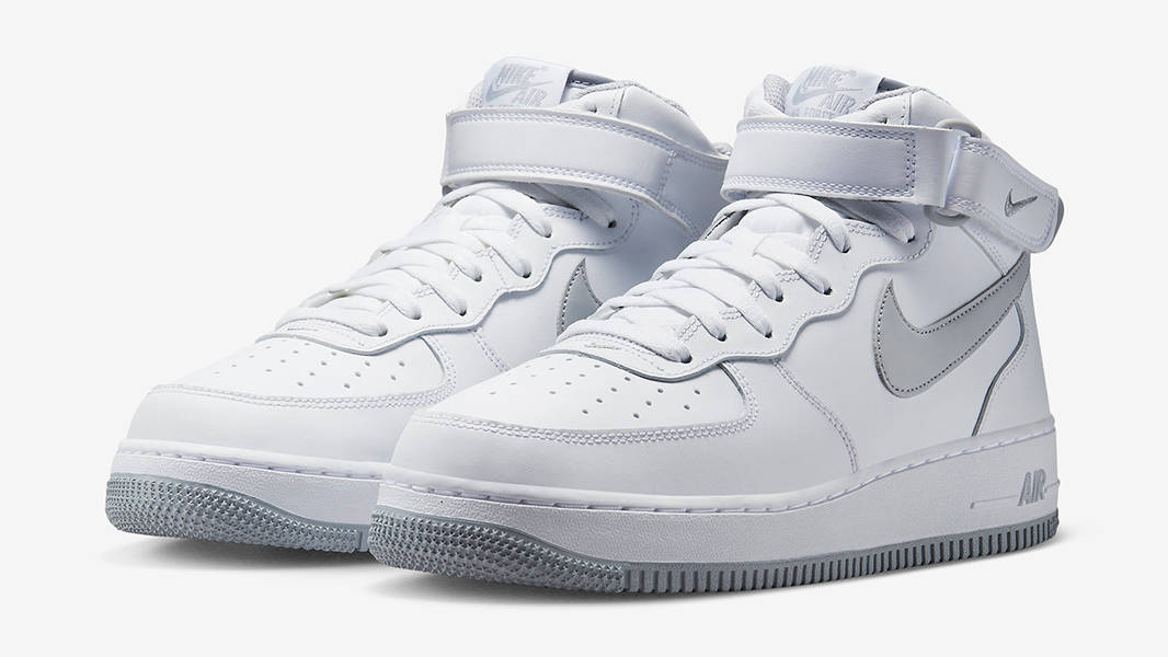 Nike air force 1 grey mid Clearance