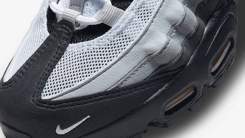Nike Air Max 95 GS Black Grey Orange FD9775-001 Detail