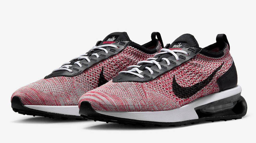 Nike Air Max Flyknit Racer Red Grey FD2764-600 SIde