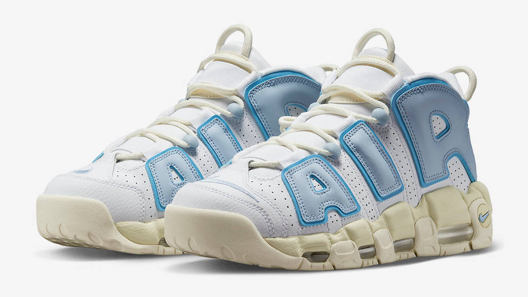 Sepatu Sneakers Nike Air Uptempo Bekas / Second - Blue White