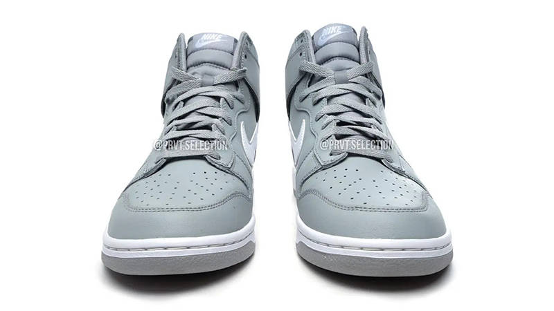 Nike Dunk High Wolf Grey White Front 2