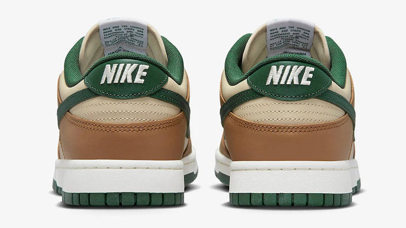 Nike Dunk Low Tan Green FB7160-231 Back