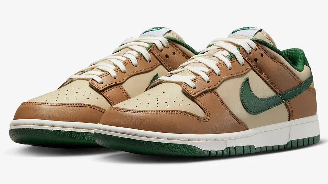 Nike Dunk Low Tan Green FB7160-231 SIde
