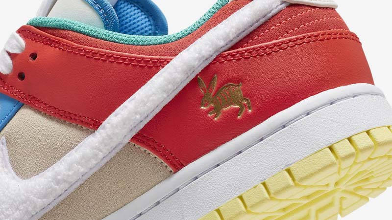 Nike Dunk Low Year of the Rabbit Closeup