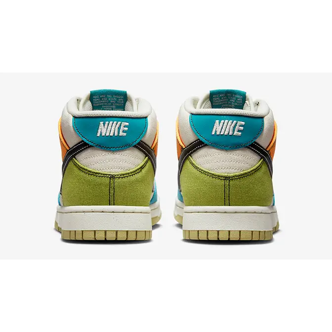 Nike Dunk Mid Multi-Color Canvas | Where To Buy | DV0830-100 | The Sole ...