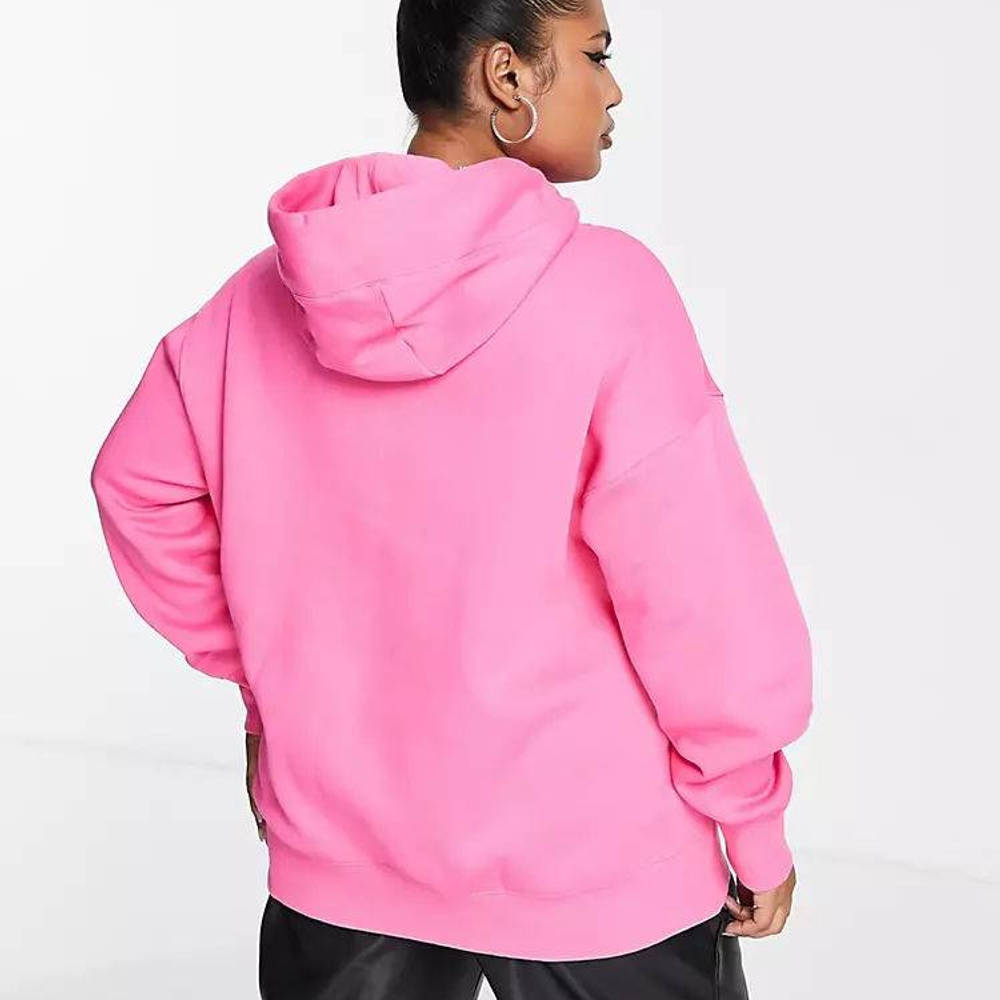 Nike Plus Mini Swoosh Oversized Pullover Hoodie - Pinksicle | The Sole ...