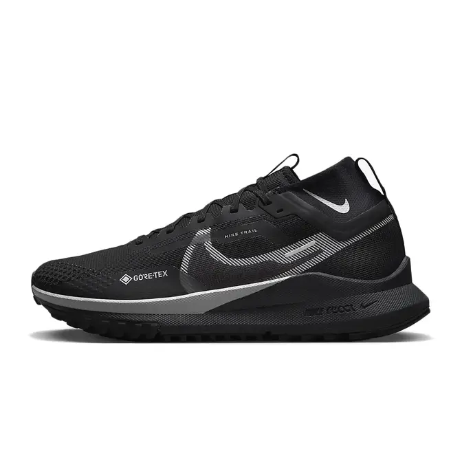 Nike React Pegasus Trail 4 GORE-TEX Black Silver | Where To Buy ...