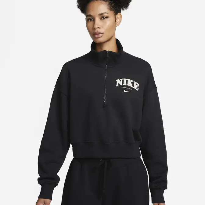 Nike Sportswear Phoenix Fleece Oversized 1/2-Zip Crop Sweatshirt