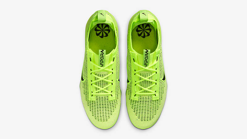 Nike Vapormax Flyknit 2021 Volt Black FD0761-700 Top