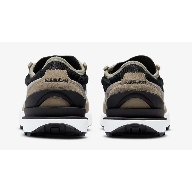 nike waffle one black khaki