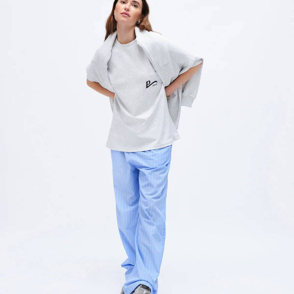 Pernille Teisbaek x Adanola P Short Sleeve Oversized T-shirt Grey ...