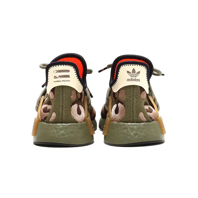 Pharrell x adidas NMD Hu Animal Print Olive | Where To Buy