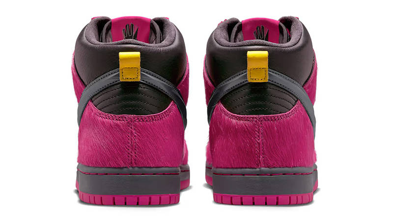 Run The Jewels x Nike SB Dunk High Pink Black DX4356-600 Back