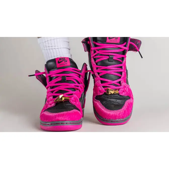 Run The Jewels x Nike SB Dunk High Pink Black | Where To Buy