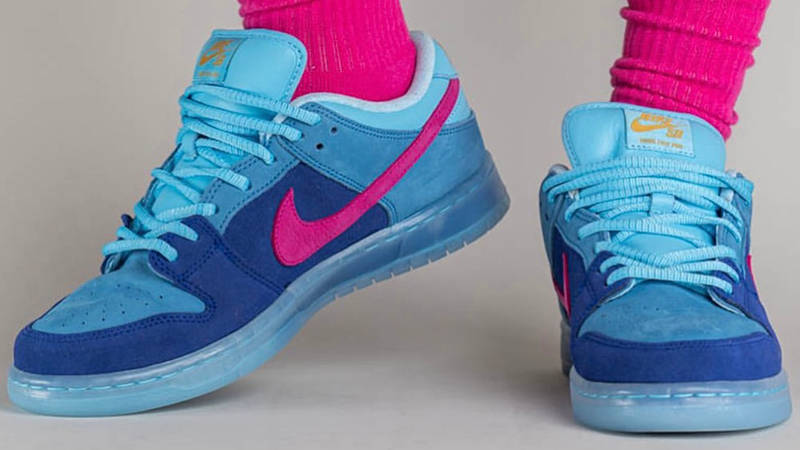 Run The Jewels x Nike SB Dunk Low Blue Pink