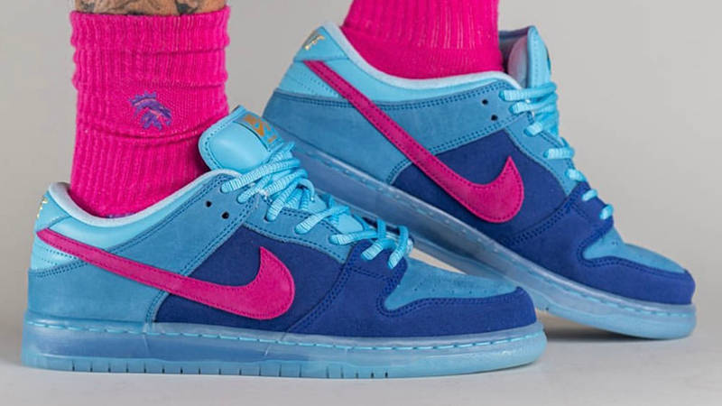 Run The Jewels x Nike SB Dunk Low Blue Pink