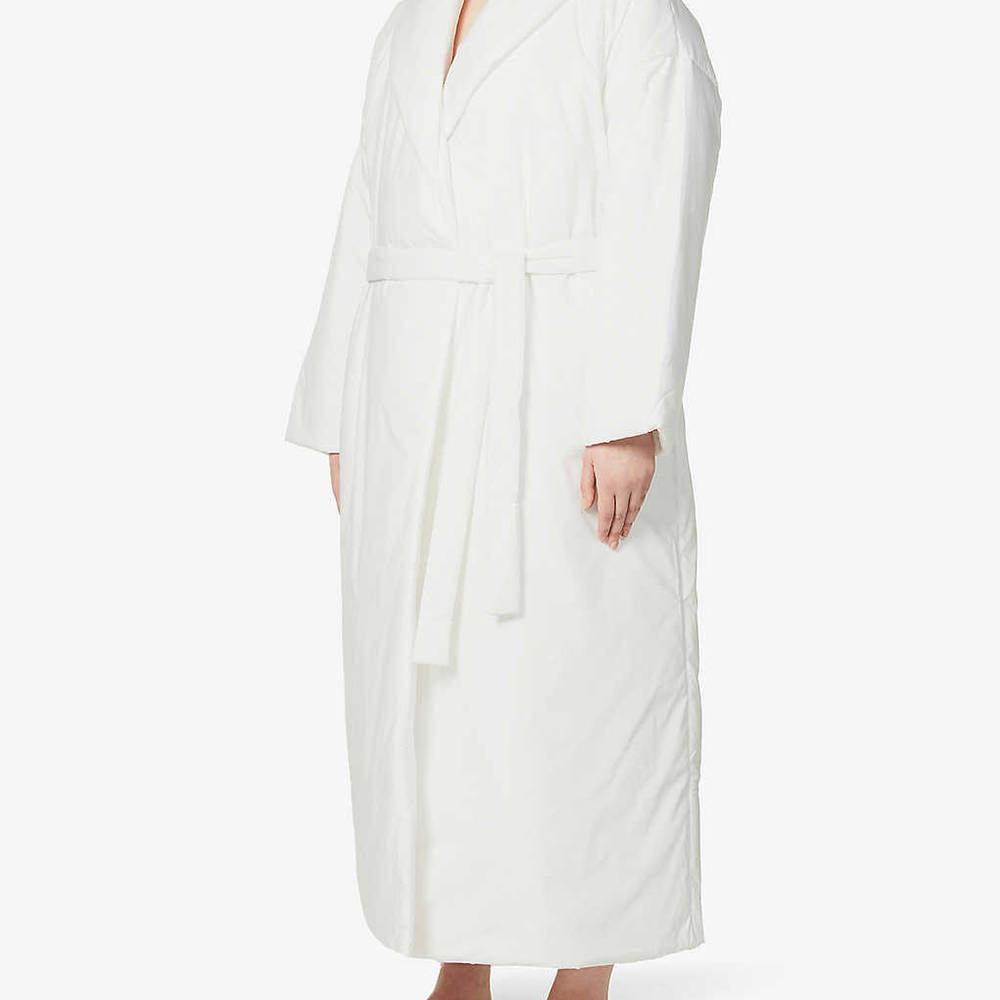 Skims Duvet Robe
 Skims Duvet Tie Belt Cotton Robe Marble