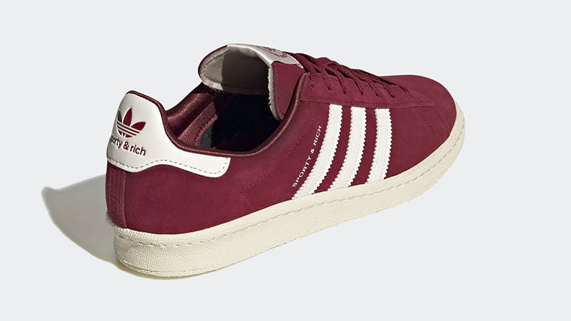 Sporty & Rich x adidas Campus 80s Burgundy | Where To Buy | HQ6074