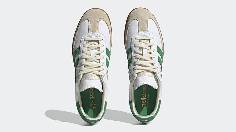 Sporty & Rich x adidas Samba OG White Green | Where To Buy