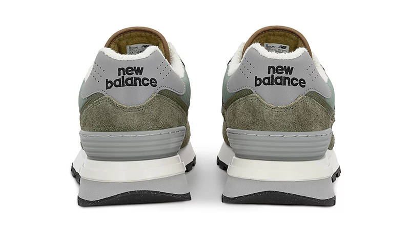 Stone Island x New Balance 574 Olive Green U574LGST Back
