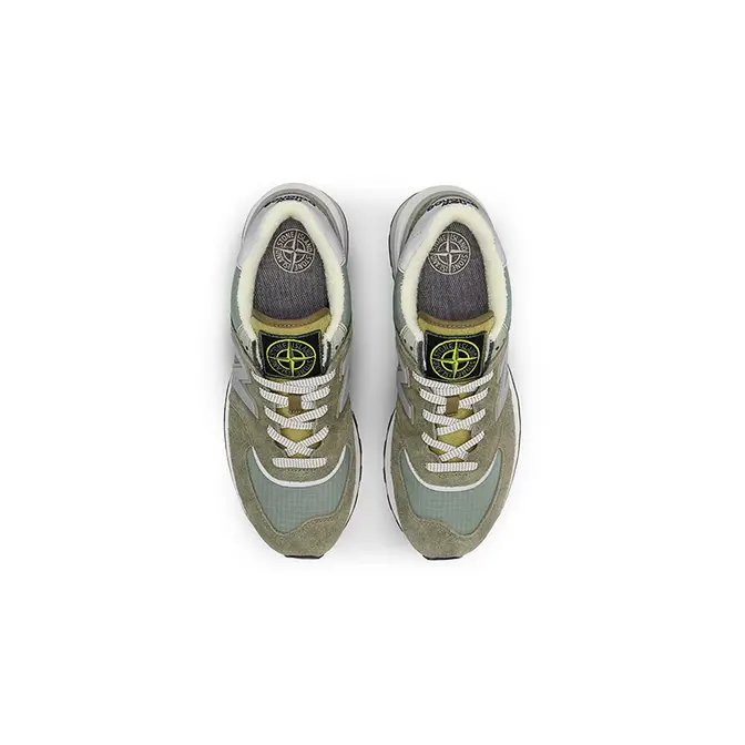 Stone Island x New Balance 574 Olive Green | U574LGST