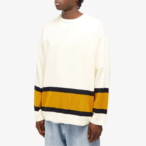 Stussy Hockey Sweater Natural Front