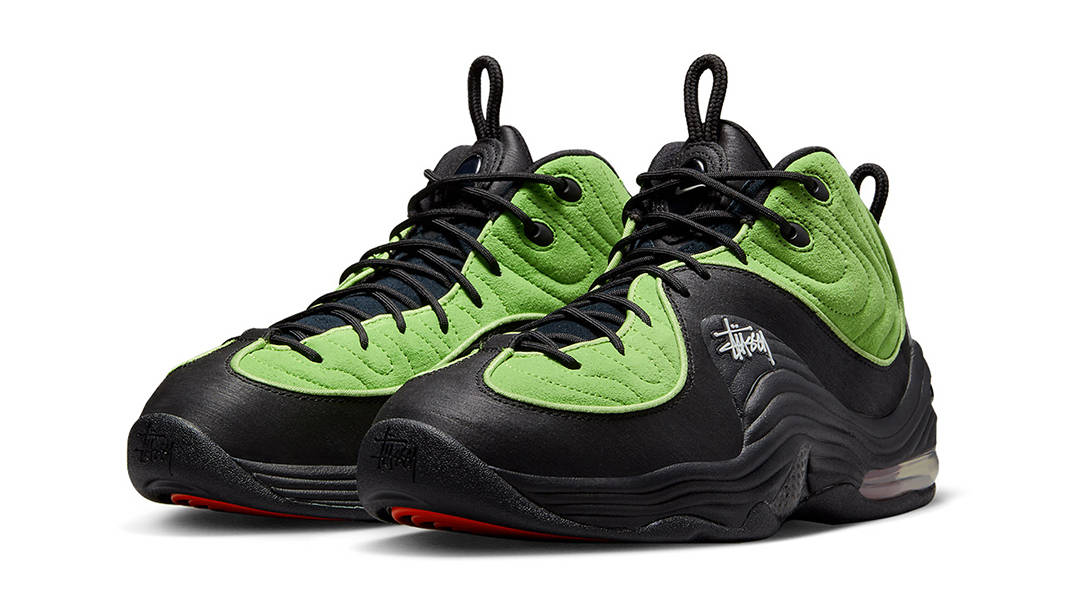 Stussy x Nike Air Max Penny 2 Black Green DX6933-300 Side