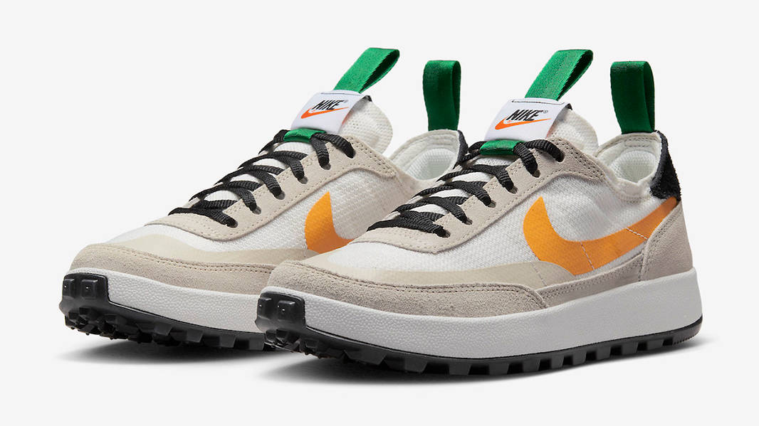 Tom Sachs x NikeCraft General Purpose Shoe White Yellow Side