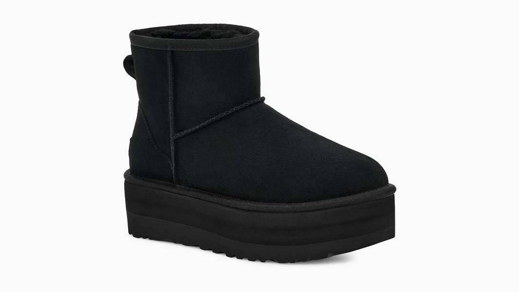 UGG Classic Mini Platform Boot Black Front