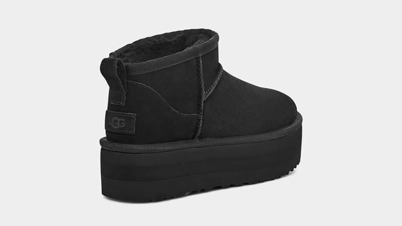 UGG Classic Ultra Mini Platform Black 1135092-BLK Back