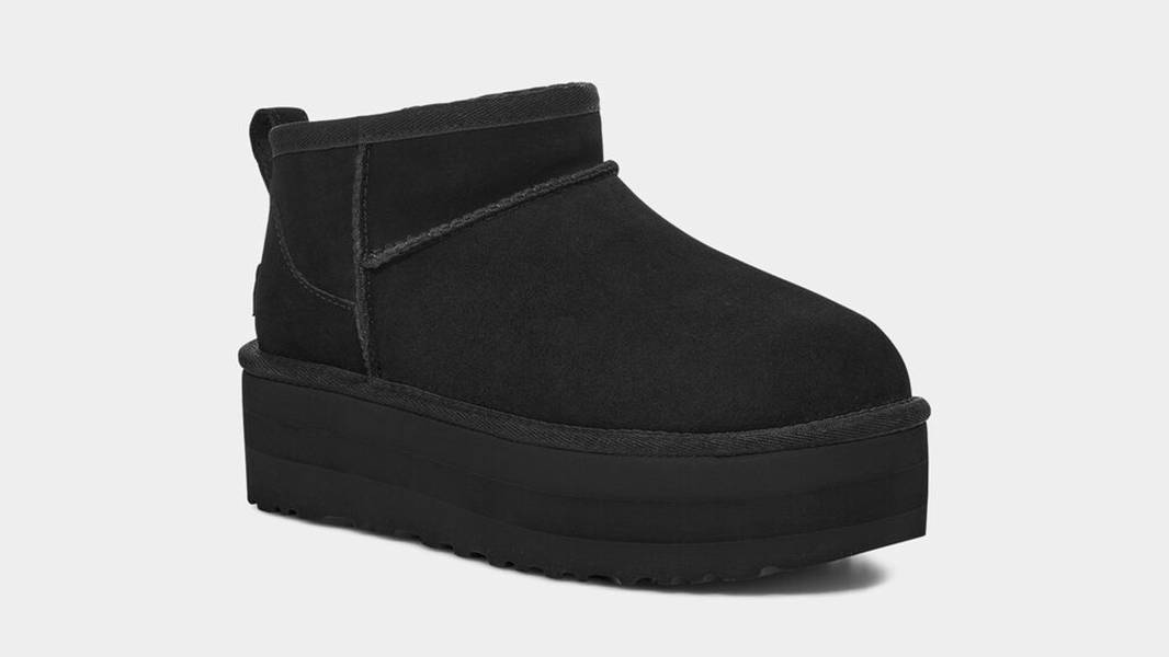 UGG Classic Ultra Mini Platform Black 1135092-BLK Side