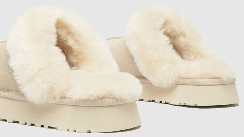 UGG Disquette Slipper Stone Back