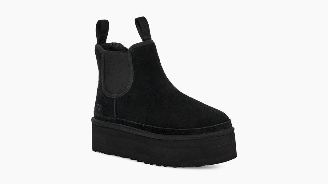 UGG Neumel Platform Chelsea Boot Black 1134526-BLK Front
