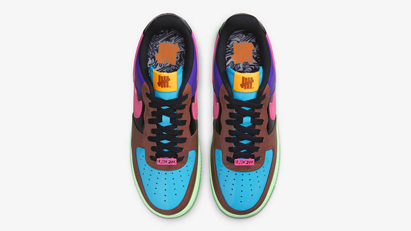 Undefeated x Nike Air Force 1 Low Pink Prime DV5255-200 Top