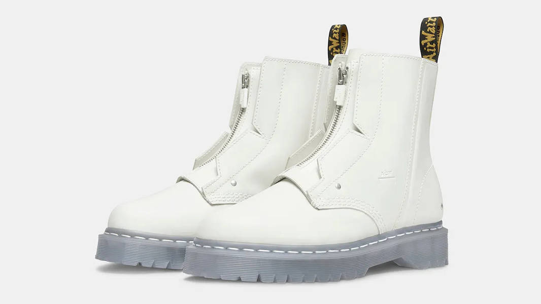 A-COLD-WALL x Dr. Martens 1460 Bex Boots Cream Side