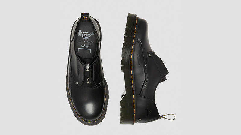 A-COLD-WALL x Dr. Martens 1461 Bex Boots Black 28013001 Top