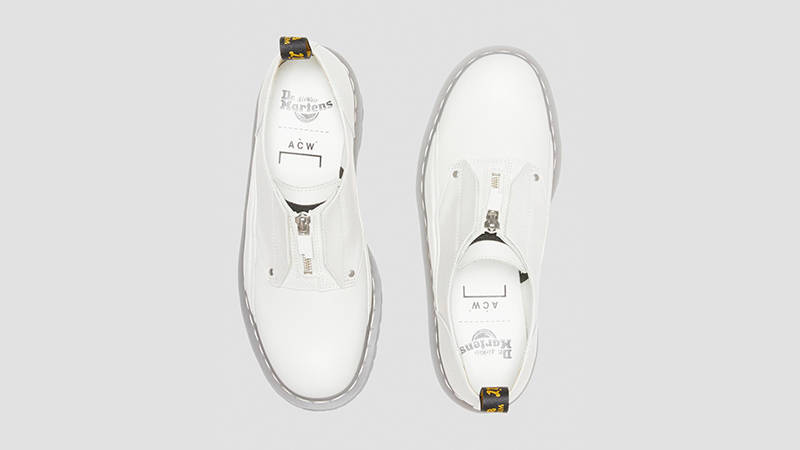 A-COLD-WALL x Dr. Martens 1461 Bex Boots Cream 28012111 Top