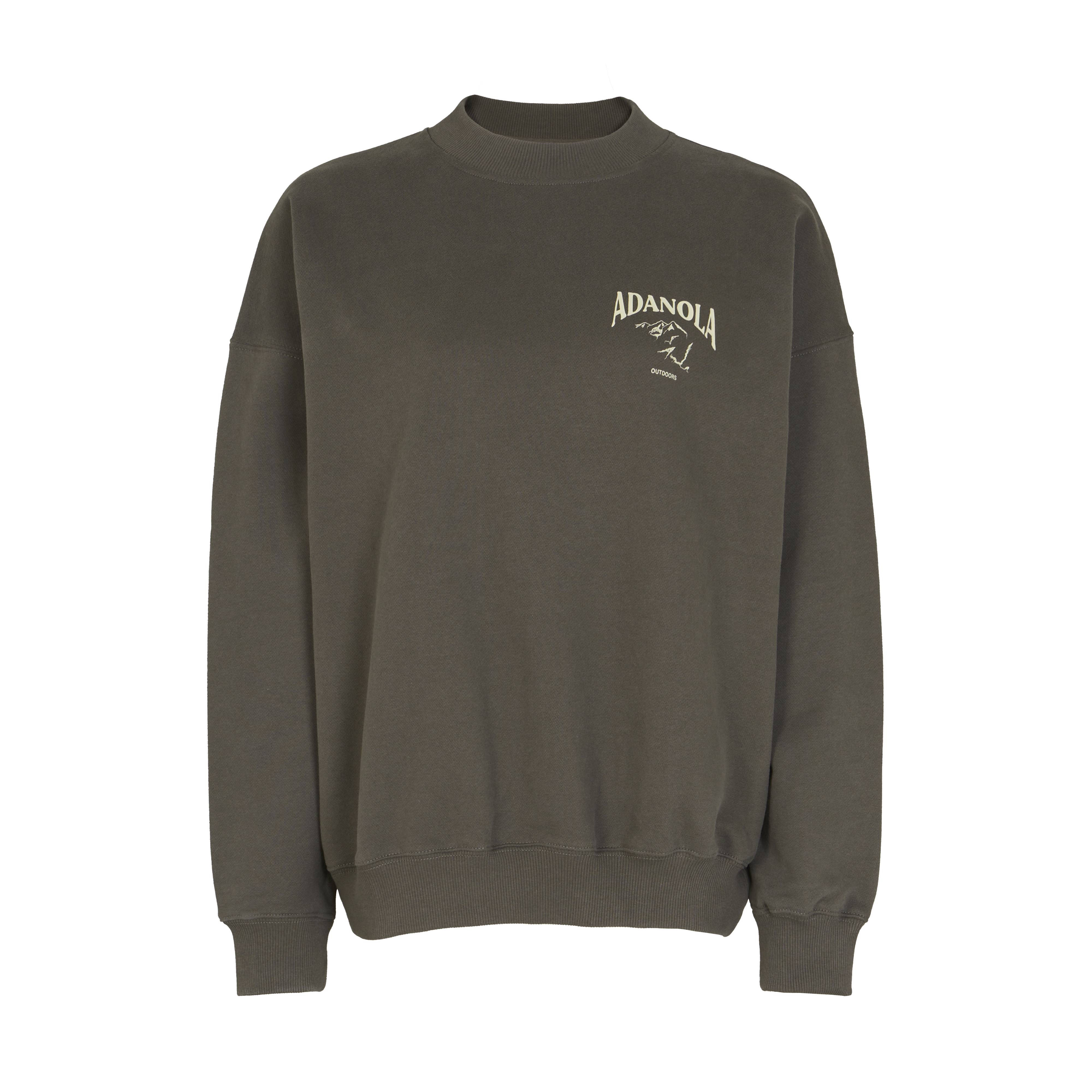 Adanola Oversized Sweatshirt Outdoors - Brown | The Sole Supplier