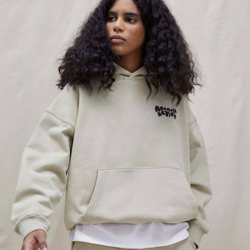 Adanola Bubble Oversized Hoodie - Desert Beige | The Sole Supplier