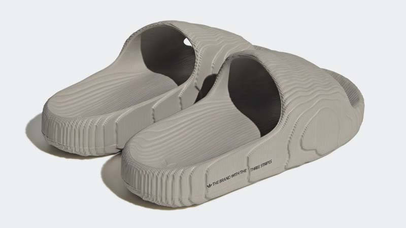 adidas Adilette 22 Light Brown Back