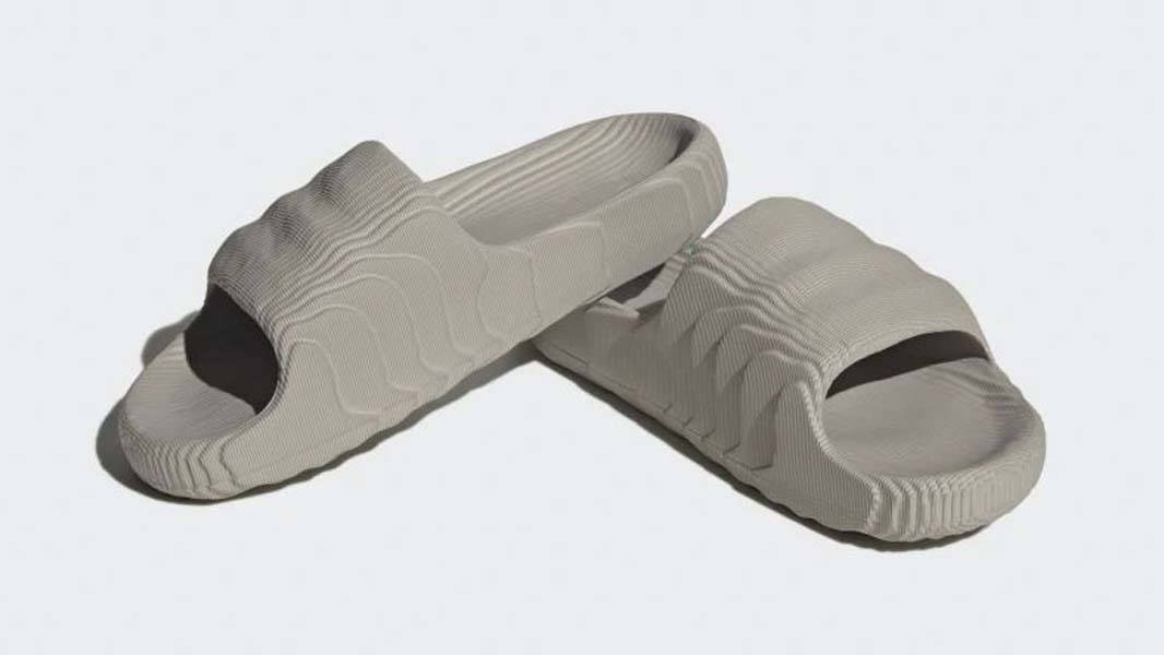 adidas Adilette 22 Light Brown Front