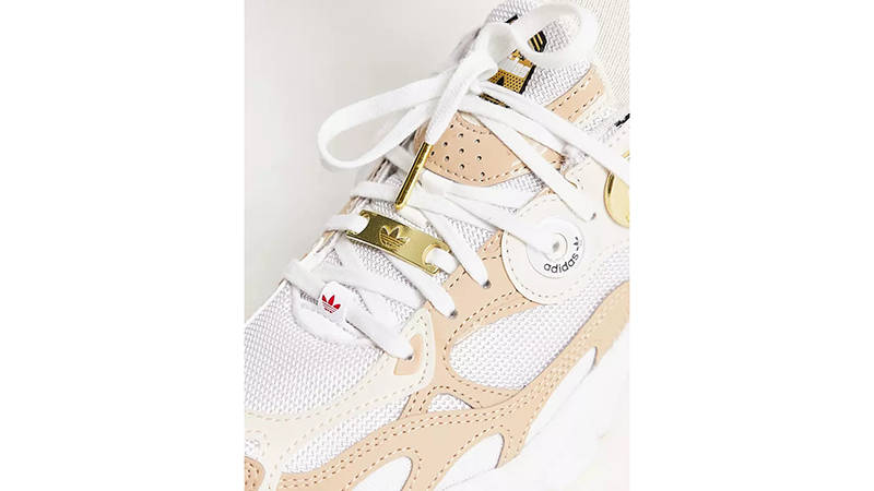 adidas Astir Ski Chic White Beige Detail