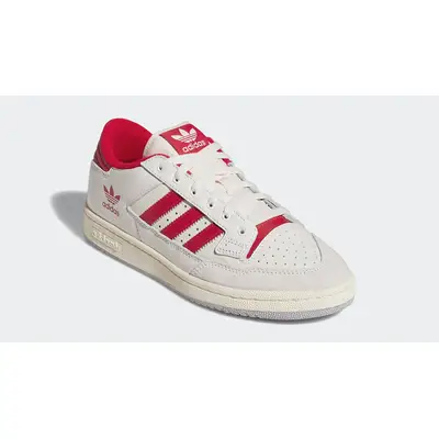 adidas Centennial 85 Low White Scarlet Red HQ6278 Side