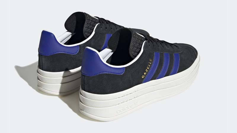 adidas Gazelle Bold Black Lucid Blue Back