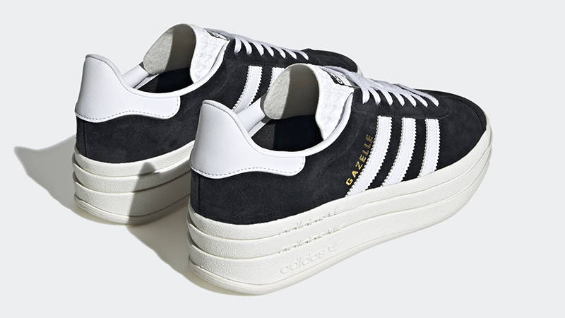 adidas Gazelle Bold Black White HQ6912 back