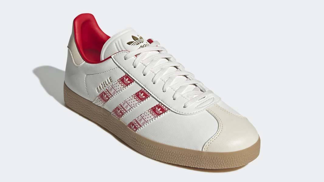 adidas Gazelle Christmas White Front