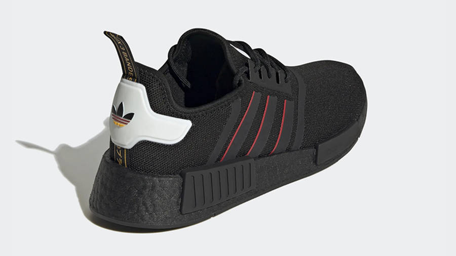 adidas originals nmd r1 black red white