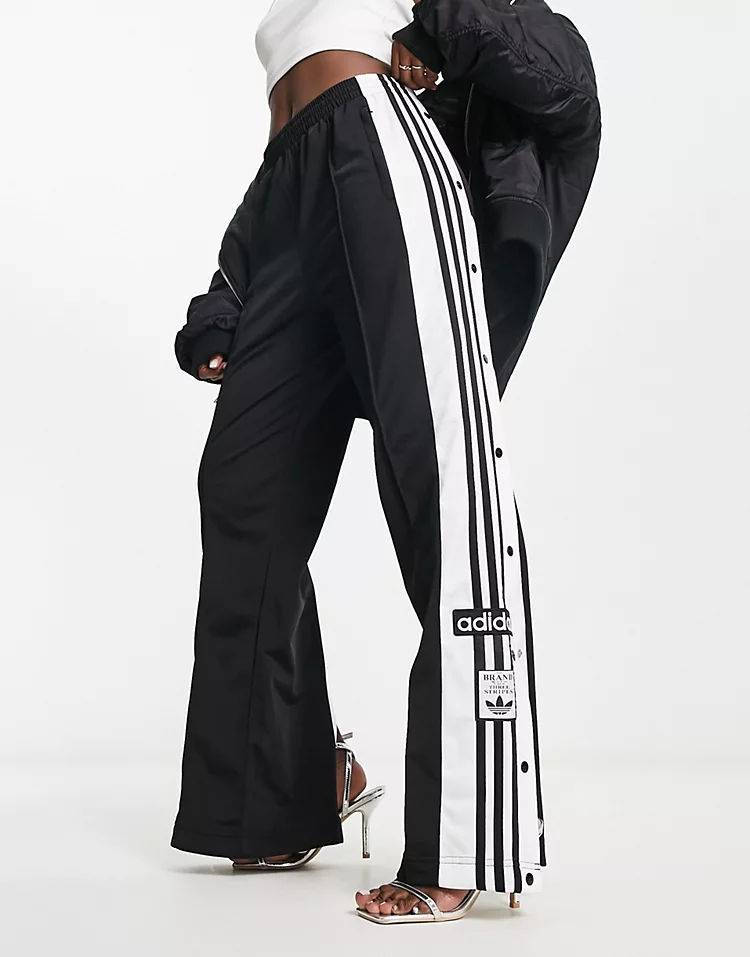 Black adidas Originals Adibreak Track Pants