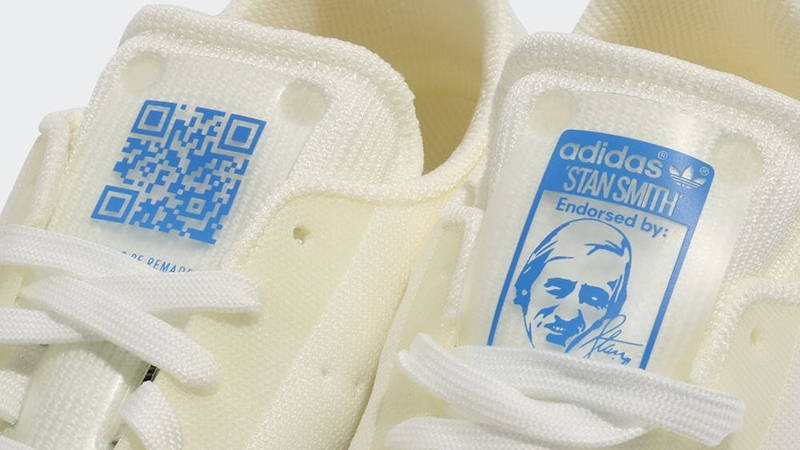 adidas Stan Smith Non-Dyed Blue GW1996 Detail 2