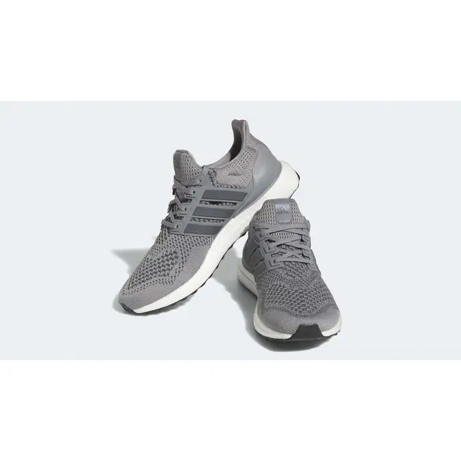 Adidas ultra boost grey hotsell and white